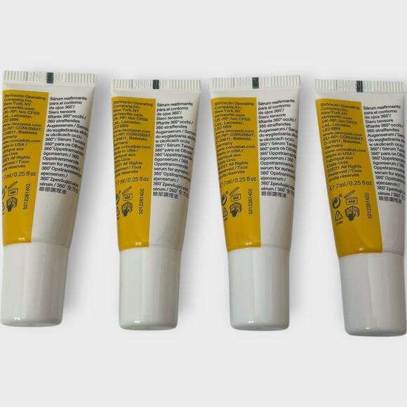 StriVectin Peptight 360 Tightening Eye Serum Mini Travel Size .25oz Set of 4 - Picture 2 of 6